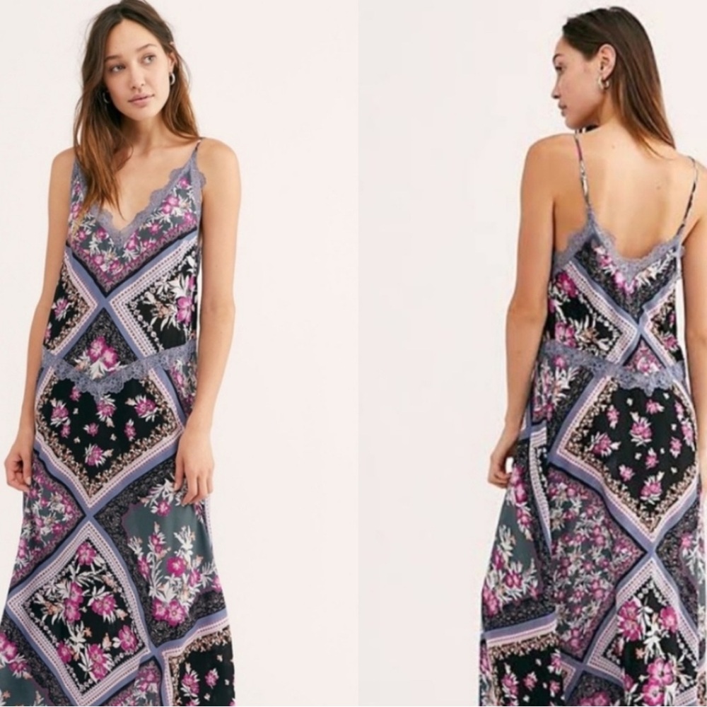 Free People Stevie Scarf Print Maxi